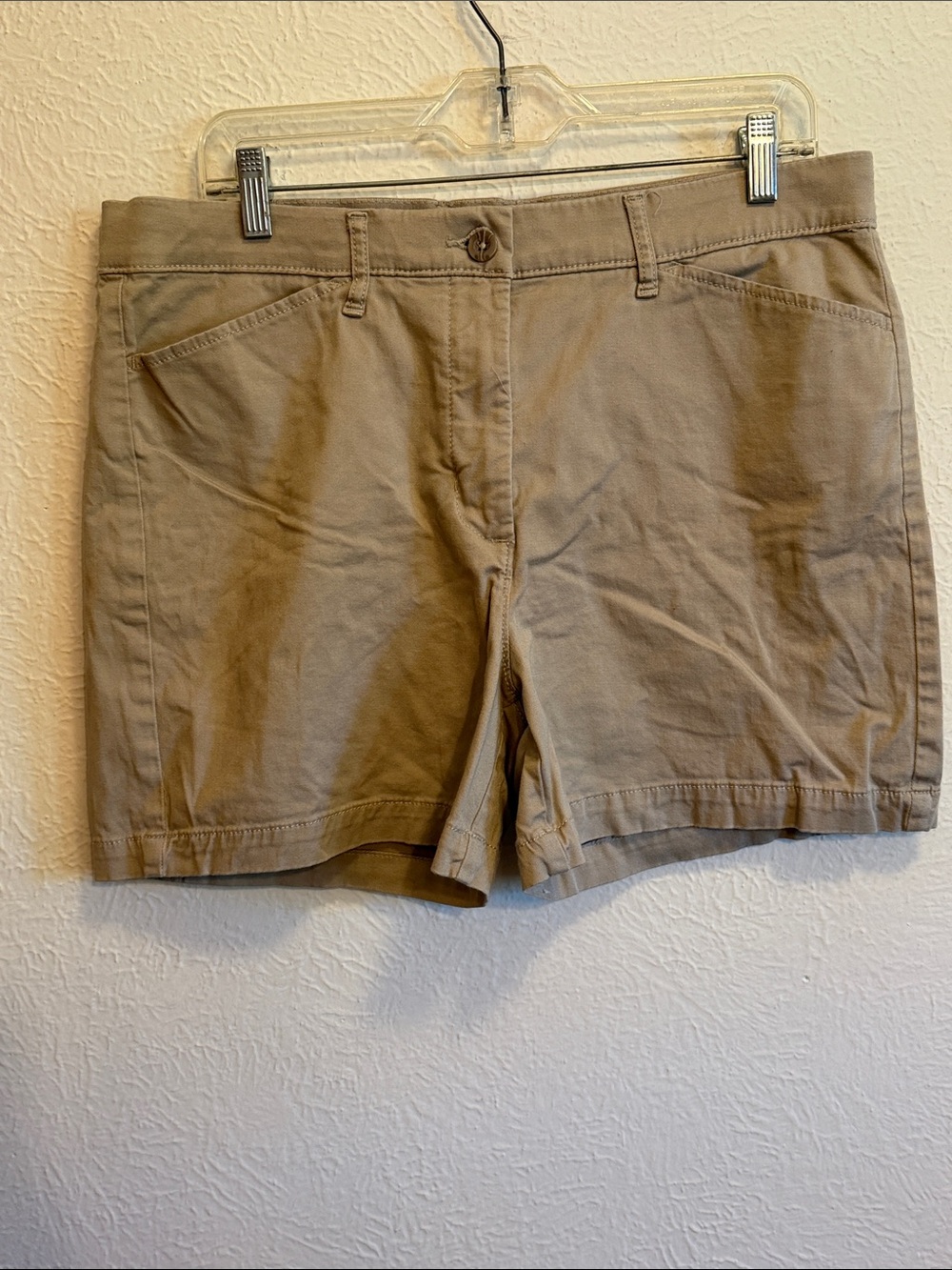 🏈🏈🏈3 for 12$🏈🏈🏈Women’s Casual Stretch Shorts -Khaki-14